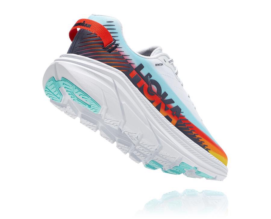 Tenis Hoka One One Masculino Branco/Azuis - Ironman Rincon 2 - 364-MCODWG